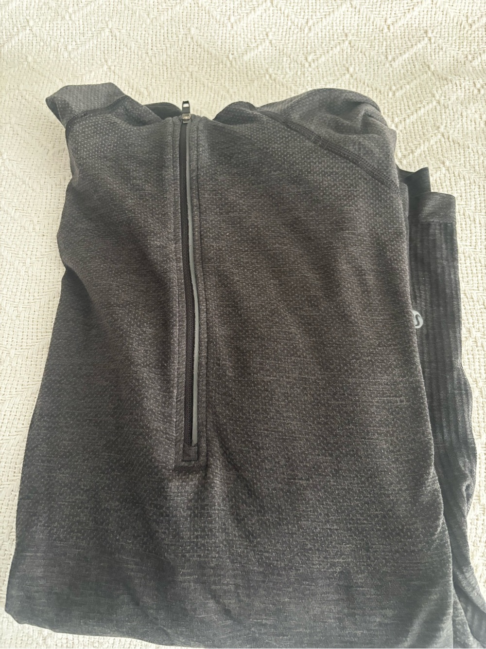 Lululemon Men’s Charcoal Quarter-Zip Performance XL